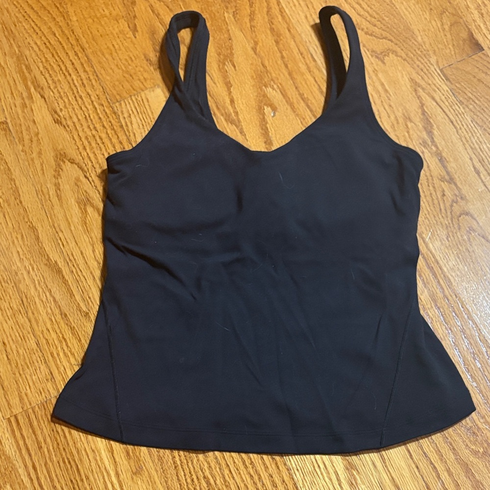 Lululemon Athletica Black Tank Top/ Waist Length Align Tank